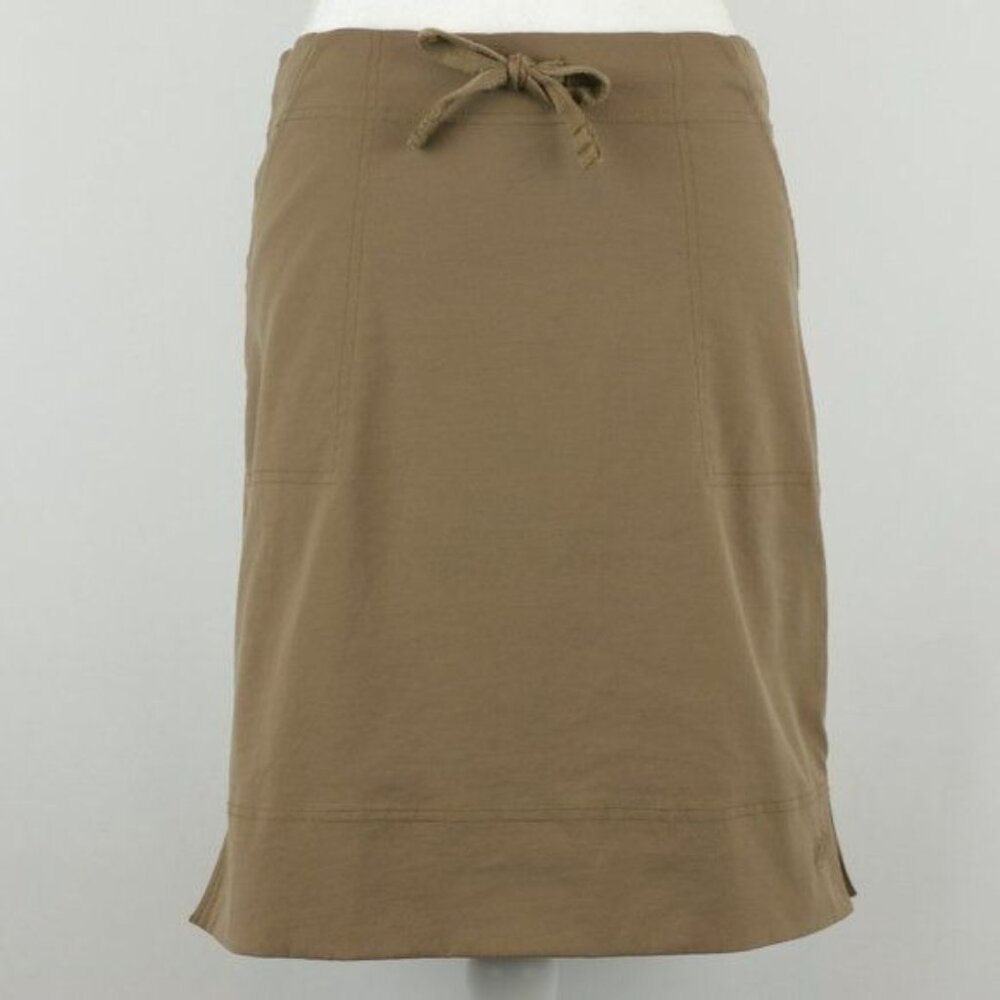 Cloudveil Women's Size 4 Tan Pull On Stretch Casual Pencil Skirt